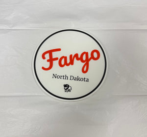 200mm(≈8in) Diameter "Fargo North Dakota" 3D Printed Wall Decoration/Round