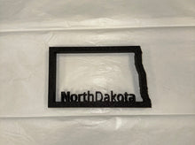 Load image into Gallery viewer, 200mm(≈8in) &quot;North Dakota&quot; 3D Printed Desk Novelty/Wall Decoration
