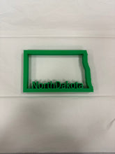 Load image into Gallery viewer, 200mm(≈8in) &quot;North Dakota&quot; 3D Printed Desk Novelty/Wall Decoration
