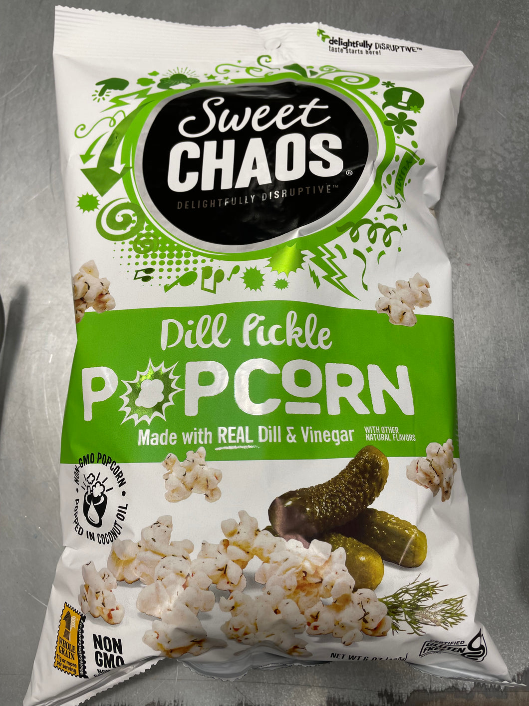 Sweet Chaos Dill Pickle Popcorn 